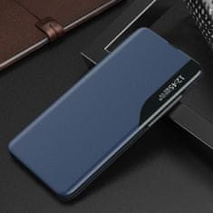 MG Eco Leather View knjižni ovitek za Samsung Galaxy S25, modro