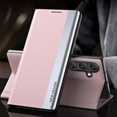 MG Sleep Case Pro knjižni ovitek za Samsung Galaxy S25 Plus, roza