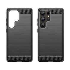 MG Carbon ovitek za Samsung Galaxy S25 Ultra, črna