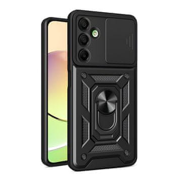 MG Hybrid Armor Camshield ovitek za Samsung Galaxy A16 4G/5G, črna