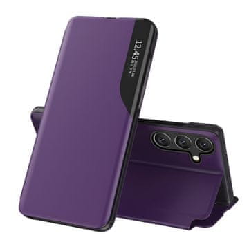 MG Eco Leather View knjižni ovitek za Samsung Galaxy A56, vijolična