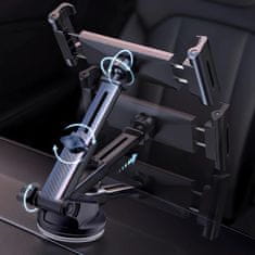 Tech-protect V4 Wind Dash držalo za tablico za avto, črno