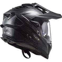 LS2 Motoristična karbonska enduro čelada Explorer Gloss (MX701)