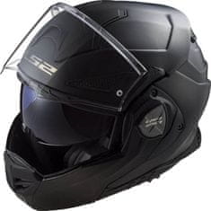 LS2 Preklopna čelada za motor Advant X Oblivion (FF901), črna/rumena