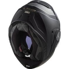 LS2 Preklopna čelada za motor Advant X Spectrum (FF901), bela/rdeča