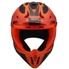 LS2 Motokros čelada Fast EVO II Duck (MX708), oranžna/rdeča