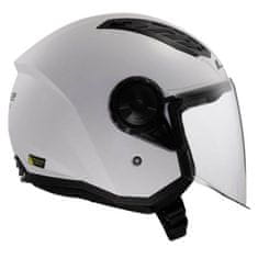 LS2 Jet čelada za skuter Airflow II Gloss (OF616), bela