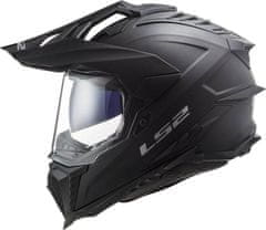 LS2 Motoristična enduro čelada Explorer Spire (MX701), črna/rdeča