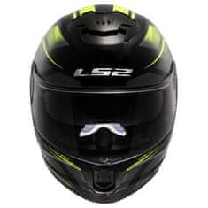 LS2 Motoristična čelada Stream II Fury (FF808), črna/rumena