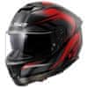 Motoristična čelada Stream II Fury (FF808), črna/rdeča