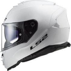 LS2 Motoristična čelada Storm II Gloss (FF800), bela