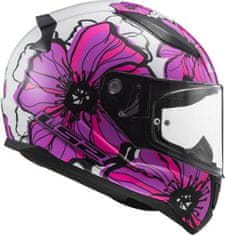 LS2 Motoristična čelada Rapid II Poppies (FF353)