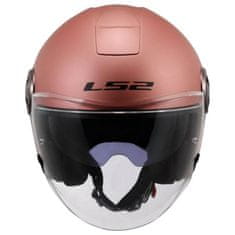 LS2 Jet čelada za skuter Classy Gold Pink (OF620)