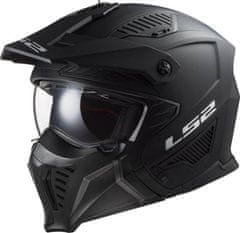 LS2 Modularna motoristična čelada Drifter 3in1 Matt (OF606)