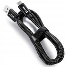 shumee USB C KABEL 2M 60W PD QC HITRO POLNJENJE ZMOGLJIV ZA TELEFON BLACK DECO