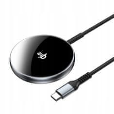 shumee Hitri brezžični magnetno induktivni polnilnik QI 15W iPhone MagSafe