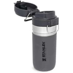 Stanley Quick Flip flaška za vodo, 0,45L, Charcoal
