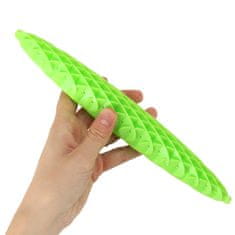 WOWO Antistresna senzorična igrača Fidget Worm za raztezanje zelene barve