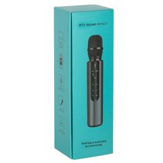 WOWO Brezžični karaoke mikrofon Bluetooth gold