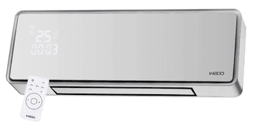KEDO Grelec keramični stenski WIFI z upravljalcem, belo steklo, 2000W