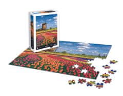 Sentosphére Puzzle 1000 kosov - Pokrajina - Polja tulipanov - Nizozemska