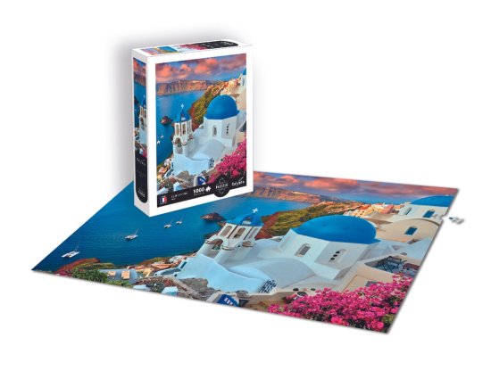 Sentosphére Puzzle 1000 kosov - Pokrajina - Santorini - Grčija