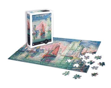 Sentosphére Puzzle 1000 kosov - Vhod v pristanišče La Rochelle - Paul Signac