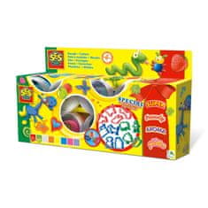 SES Plastelin manija 8x90g z rezili