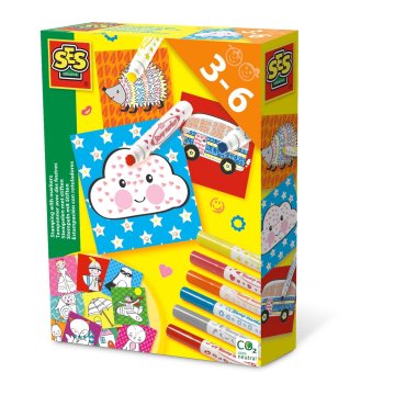 SES Štampiljke s flomastri