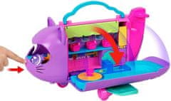 Polly Pocket Mattel Polly Pocket: Avanture v Riu - Preoblikovljivi Kitty Airways (HWP19)