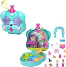 Polly Pocket Mattel Polly Pocket - Zabava za rojstni dan za kužka v kompaktni obliki (HKV30)