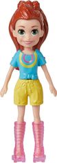 Polly Pocket Mattel Polly Pocket - Lutka s športnim paketom za skejtanje s hišnim ljubljenčkom (HKV90)