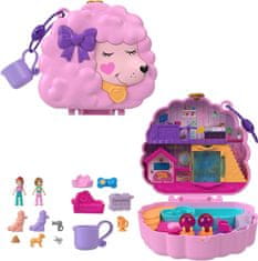 Polly Pocket Mattel Polly Pocket: Kompaktna škatlica za nego in glamur - Pudelj (HKV35)