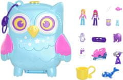 Polly Pocket Mattel Polly Pocket: Pižama zabava - Snežna nočitev Sova Compact (HKV37)