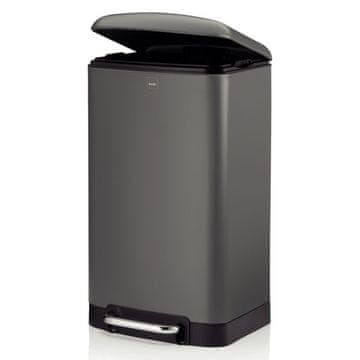 Kela Koš za odpadke DAVINO 30 l antracit KL-10934