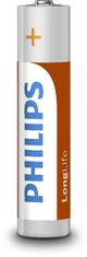 Philips R03L4B/10 LongLife AAA baterije 4pcs