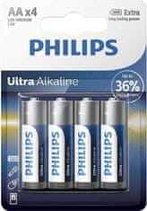 Philips LR6E4B/10 Ultra alkalne baterije AA 4ks