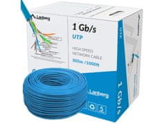 Lanberg KABEL LAN UTP 1GB/S 305M ŽICA CCA LANBERG modra