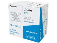 Lanberg KABEL LAN UTP 1GB/S 305M ŽICA CCA LANBERG modra