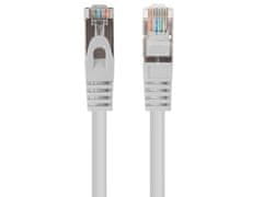 Lanberg PATCHCORD CAT.6 FTP, Ethernet FLUKE PASSED LANBERG omrežni kabel Siva 10 szt 0,25 m