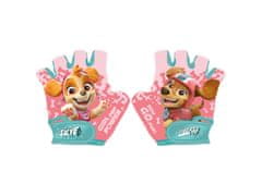 Paw Patrol Otroške kolesarske rokavice Paw Patrol Skye Liberty za deklice, z zapenjanjem na ježka 