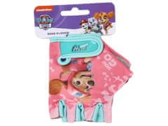 Paw Patrol Otroške kolesarske rokavice Paw Patrol Skye Liberty za deklice, z zapenjanjem na ježka 