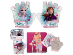 Disney Otroške kolesarske rokavice Frozen za deklice, z zapenjanjem na ježka 