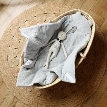 shumee Muslin Grey Baby Swaddle Wrap