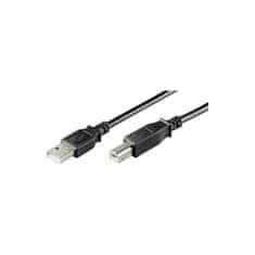 Goobay USB kabel 68901 USB 2.0 3m A/B vtič črn