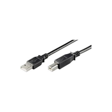Goobay USB kabel 68901 USB 2.0 3m A/B vtič črn