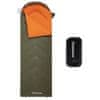 KingCamp Spalna vreča Huron 250, zeleno/oranžna