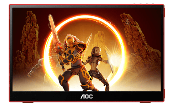 AOC 16G3 prenosni monitor, FHD, 144Hz, USB-C