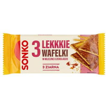 shumee Sonko Light 3-zrnati oblati v mlečni čokoladi 36 g (3 kosi)
