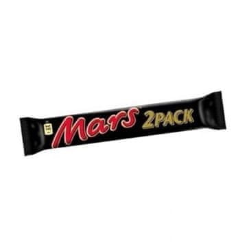 shumee Mars ploščica z nugatovim nadevom, prelita s karamelo in čokolado 70 g (2 kosa)